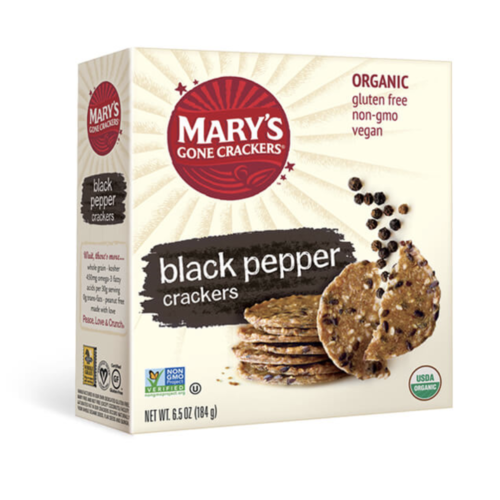 Black Pepper Crackers 184g
