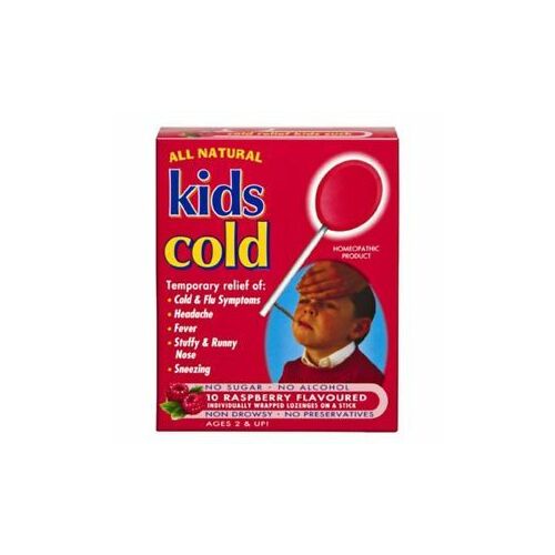 Kids Cold Stick Lozenges 10 Pack