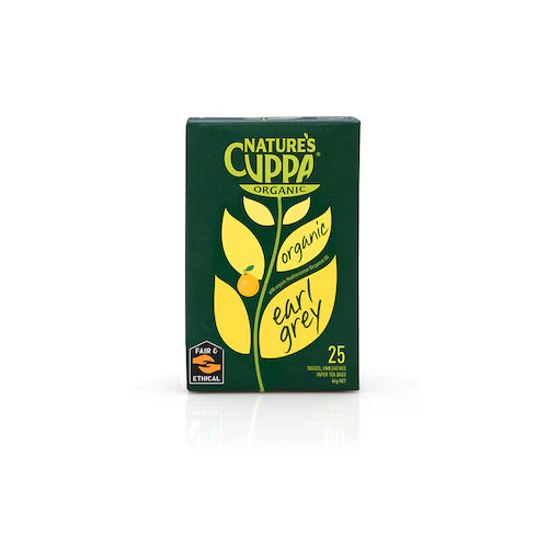 Nature's Cuppa Earl Grey 25 Teabags by Natures Cuppa