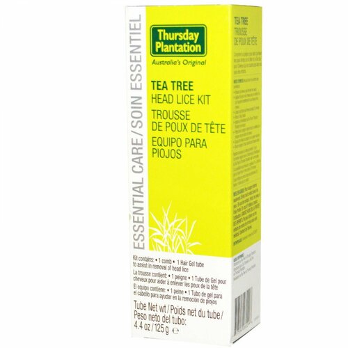 Tea Tree Head Lice Gel 125g Kit