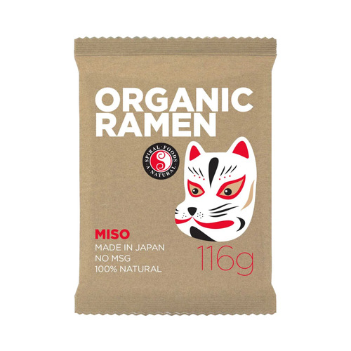 Organic Ramen Miso 110g by Spiral Foods