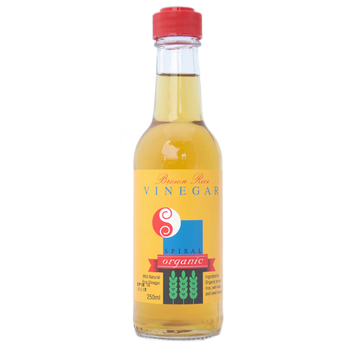 Brown Rice Vinegar ORGANIC 250ml by Spiral Foods