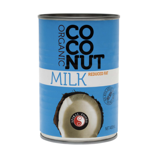 Organic Coconut Milk Reduced Fat 400ml by Spiral Foods