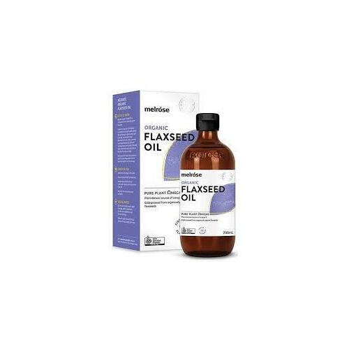 Flaxseed Oil Organic 200ml  by Melrose Health