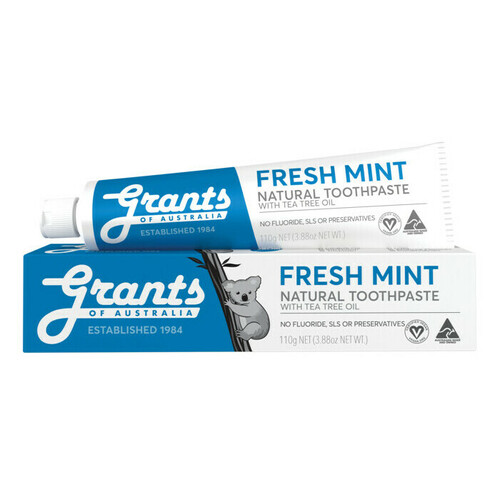 Fresh Mint Toothpaste 110g by Grants of Australia