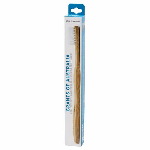 Toothbrush Adult MediumBiodegradable Bamboo by Grants of Australia