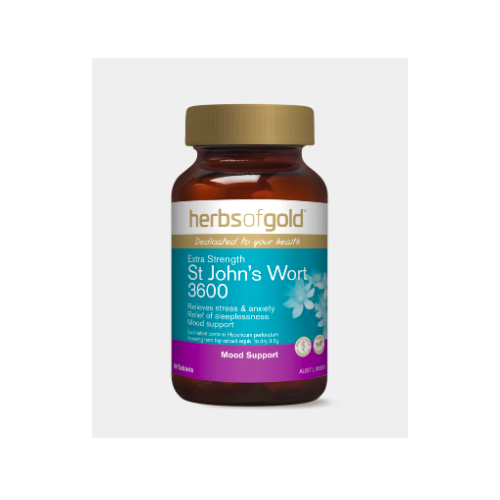 ST JOHNS WORT 30 Tablets by Herbs of Gold
