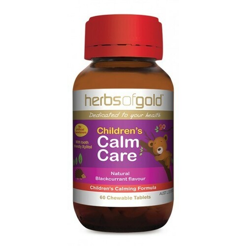 CHILDREN CALM CARE (CHEWABLE) 60 Tablets by Herbs of Gold