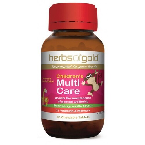 CHILDRENS MULTI CARE 60 Tablets  by Herbs of Gold