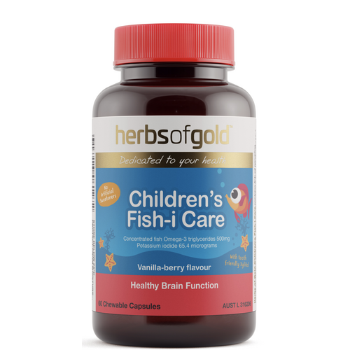 CHILDRENS FISH-I 60 Caps by Herbs of Gold