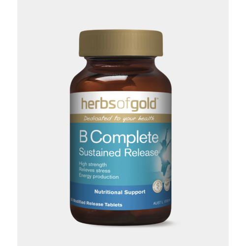 B COMPLETE SUSTAINED RELEASE 60 Tablets by Herbs of Gold
