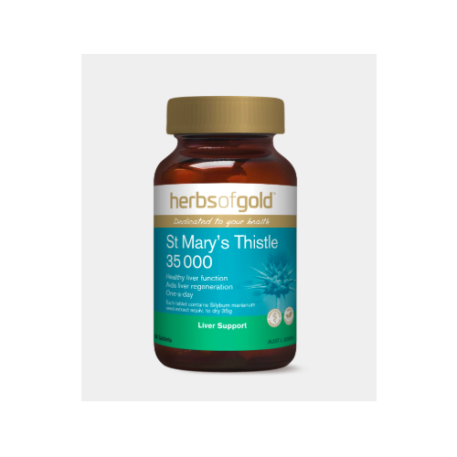 ST MARY'S THISTLE 60 Tablets by Herbs of Gold