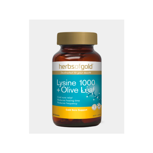 LYSINE 1000 + OLIVE LEAF 100 Tablets