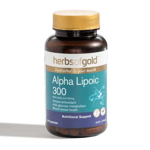 Alpha Lipoic 300 120VC by Herbs of Gold