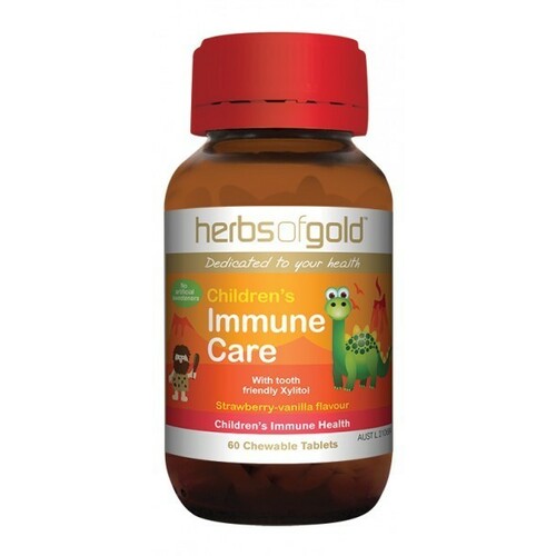 CHILDREN'S IMMUNE CARE (CHEWABLE) 60 Tablets by Herbs of Gold