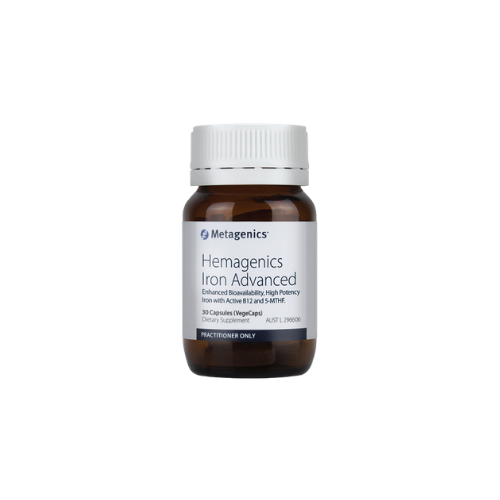 Hemagenics Iron Advanced with 5-MTHF by Metagenics AUS