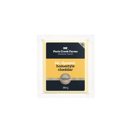 Bio-dynamic Homestyle Cheddar 180g