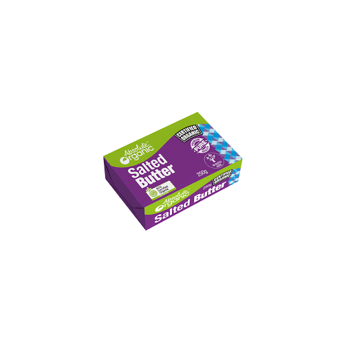 Salted Butter Certified Organic 250g
