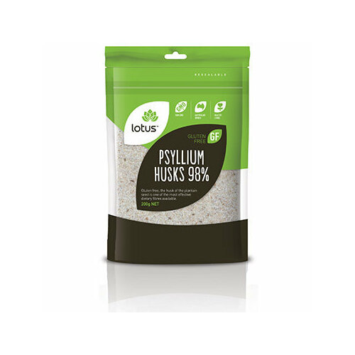 Organic Psyllium Husks 200g by Lotus
