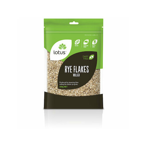 Rye Flakes Rolled Organic 450g