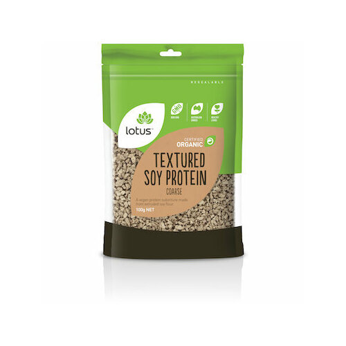 Textured Soy Protein - Certified Organic - Coarse 100g