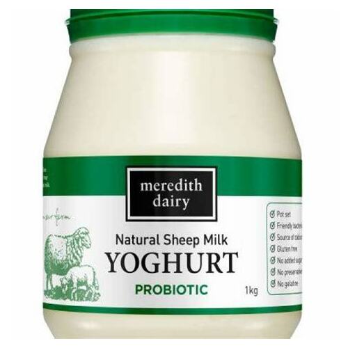 Sheep Yoghurt Green Lid 500g by MEREDITH DAIRY