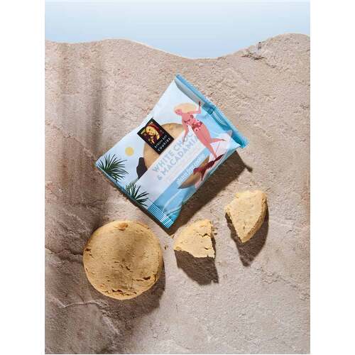 Gluten Free White Choc Macadamia Cookie (60g) by Byron Bay Cookies