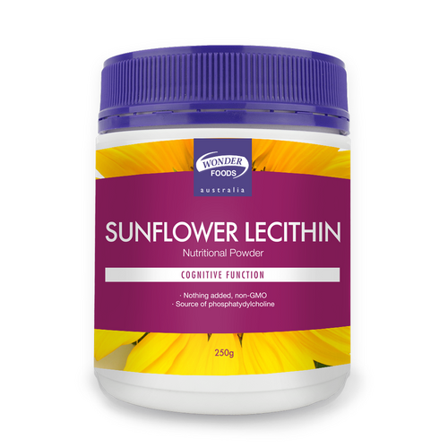 Sunflower Lecithin 250g Pwd by Wonder Foods
