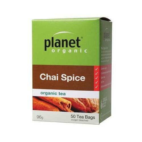 PLANET Chai Spice x25 Tea Bags by Planet Organic