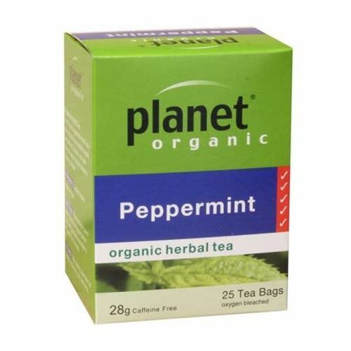 Peppermint 25 Tea Bags by Planet Organic