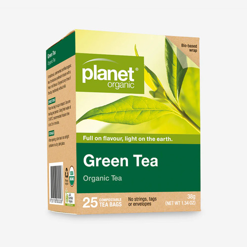 Green Tea Bags (25pk) by Planet Organic