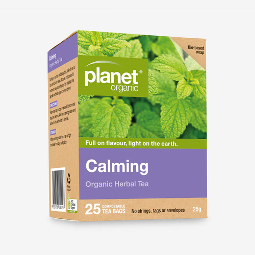 Calming 25 Tea Bags by Planet Organic