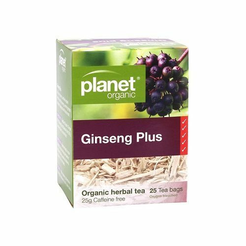 Ginseng Plus 25 Tea Bags by Planet Organic