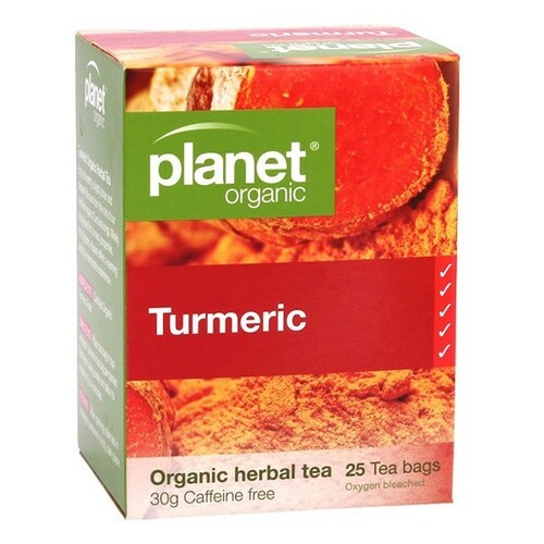 Turmeric 25 Tea Bags by Planet Organic