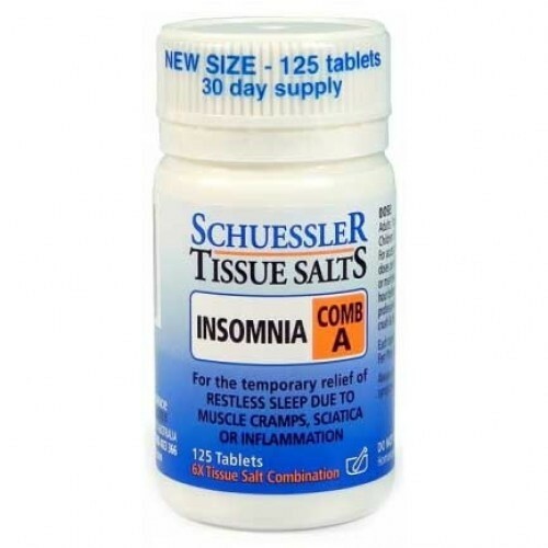 INSOMNIA Combination A 125 Tablets by Martin & Pleasance