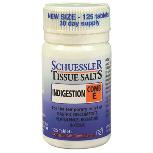 INDIGESTION Combination E 125 Tablets