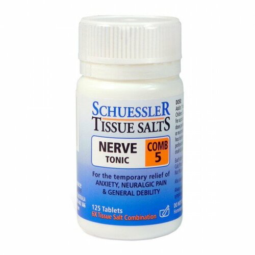 Combination 5 Nerve Tonic 125 Tablets by Martin & Pleasance