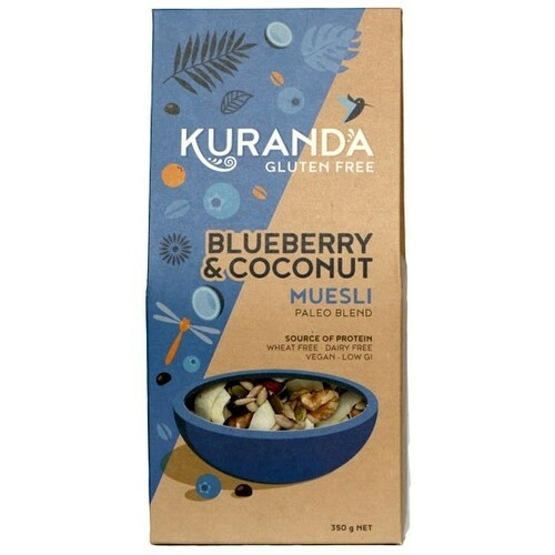 Blueberries & Coconut Paleo Muesli 350g