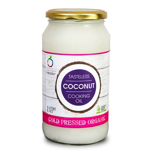 Coconut Oil Tasteless Cold Pressed Organic 1000ml