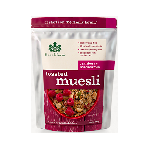 Toasted Cranberry Museli1.3kg by Brookfarm