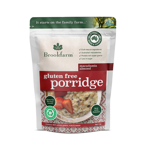 Gluten Free Porridge 1kg by Brookfarm