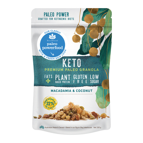 Keto Paleo Powerfood - Macadamia and Coconut 330g by Brookfarm
