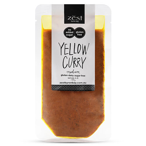 Yellow Curry Mild 175g by Zest Byron Bay