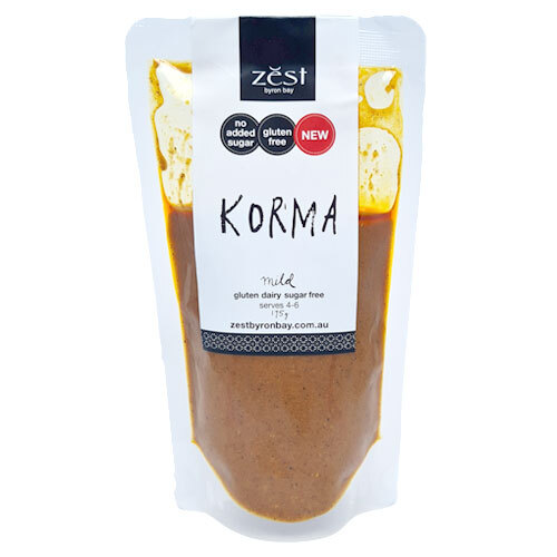 Korma Mild 175g by Zest Byron Bay