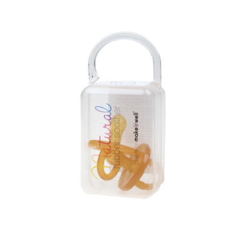 Natural Rubber Soother Medium- Twin Pack