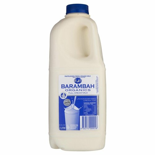 Full Cream Milk Certified Organic 2 Litre