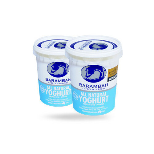 Barambah Organics Natural Yoghurt 500g