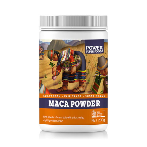 Raw Maca Powder Tub (200g) by Power Super Foods