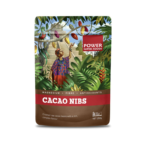 Cacao Nibs Raw (250g) by Power Super Foods