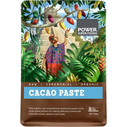 Power Superfoods Cacao Paste 500g by Power Super Foods